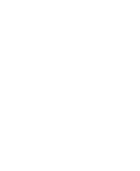 Zwei überlappende, stilisierte weiße Palm- bzw. Farnblätter